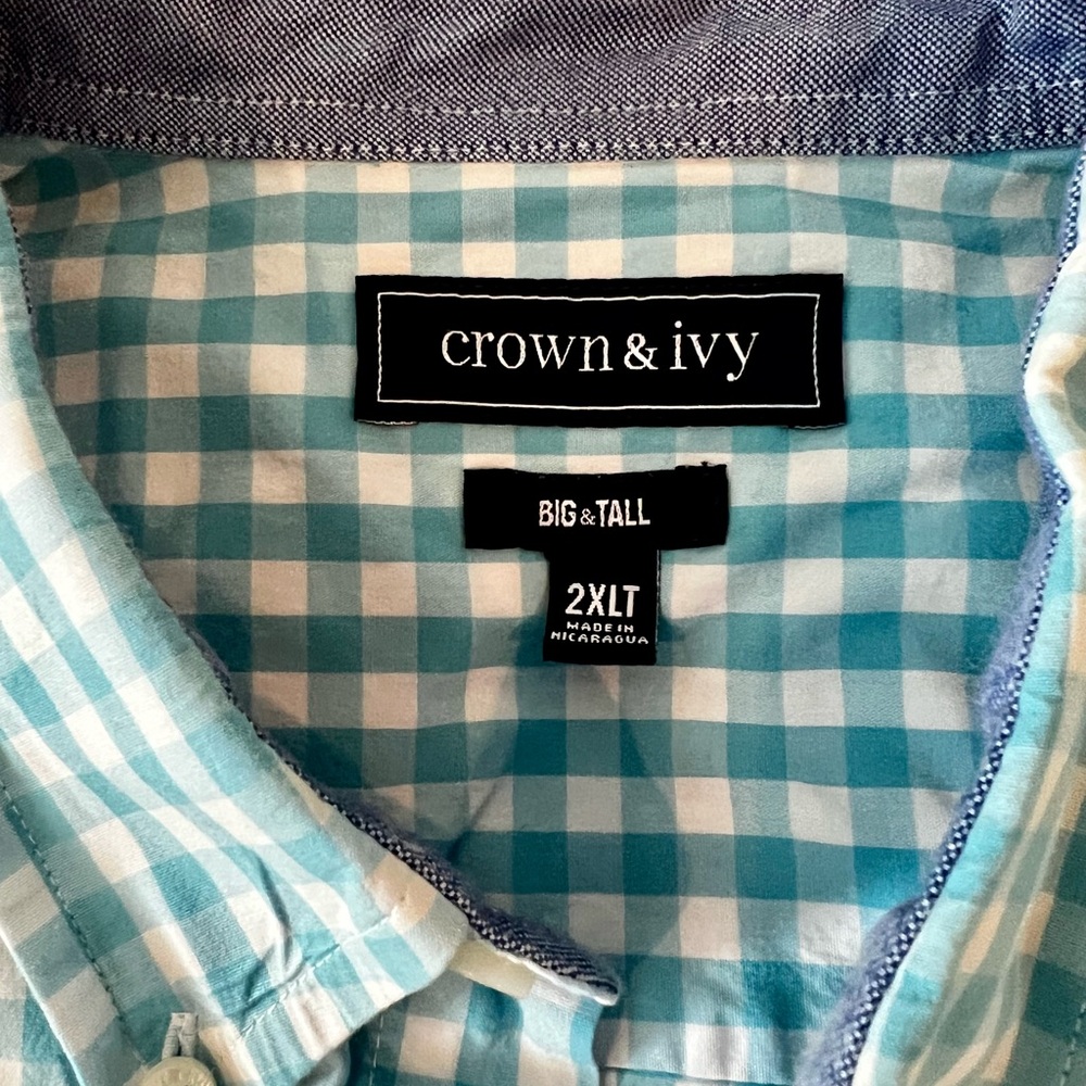 Crown & Ivy Men's Checkered Shirt